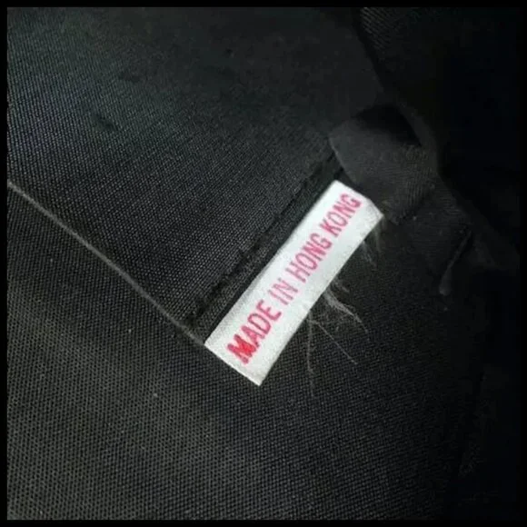 Convertible Clutch Black Gold Lame Evening Shoulder Bag Unused Vintage - Picture 9 of 15